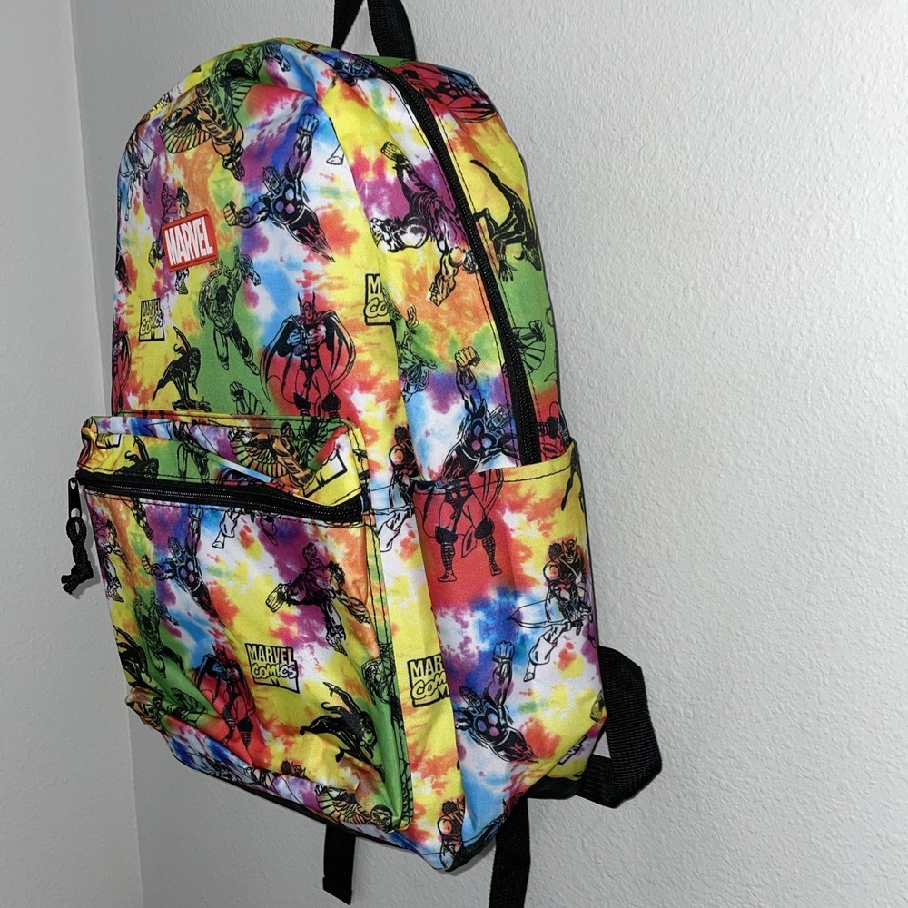 Classic Marvel Comics All Over Superhero Backpack - Picture 4 of 7